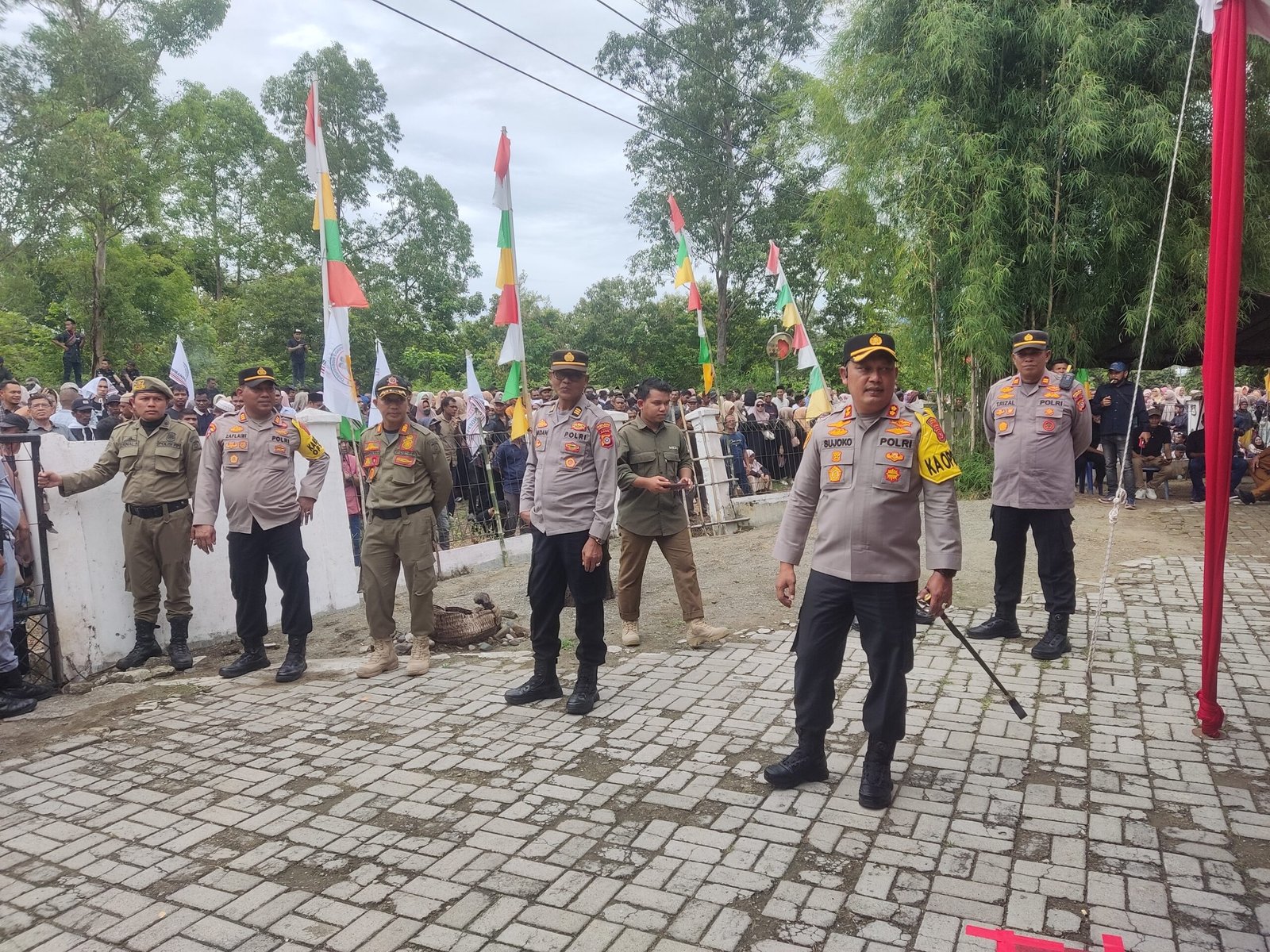 Polres Aceh Besar Laksanakan Pengamanan Pendaftaran Calon Bupati dan Wakil Bupati Kabupaten Aceh Besar